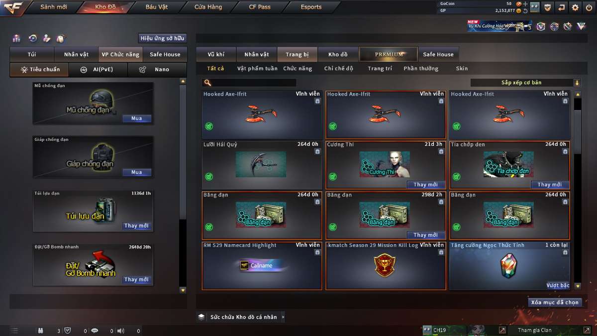 shop acc cf uy tin gia re